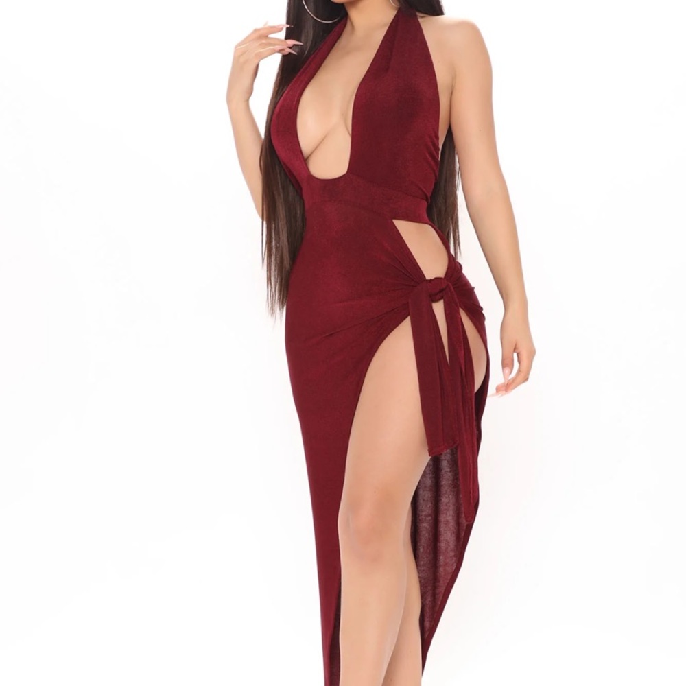 Fashionnnova poly and spandex Nighttime Rider midi dress‎ . NWT. Retail 39.99 - Picture 3 of 6